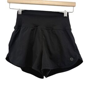 Gilly Hicks Womens Athletic Shorts Size XXS Black Yoga Gym Casual